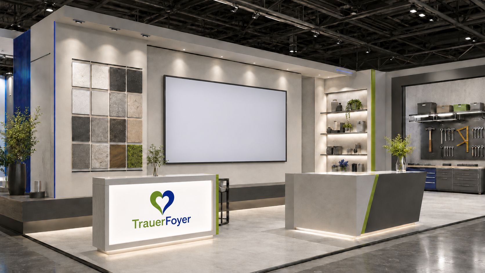 Messestand Handwerk und Service